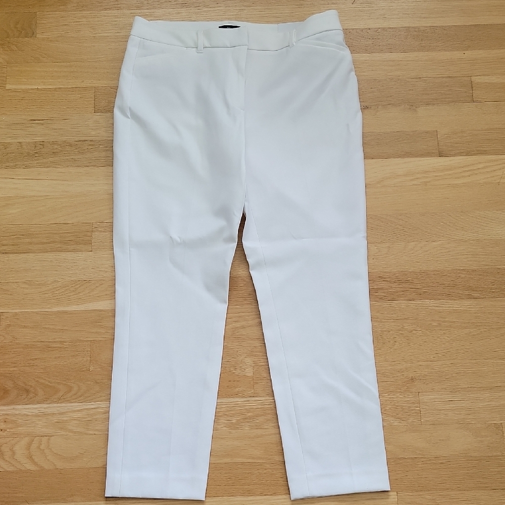 WHBM White Ankle Pants